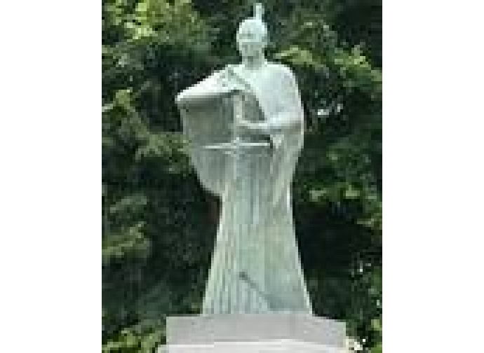 La statua di Takayama Ukon